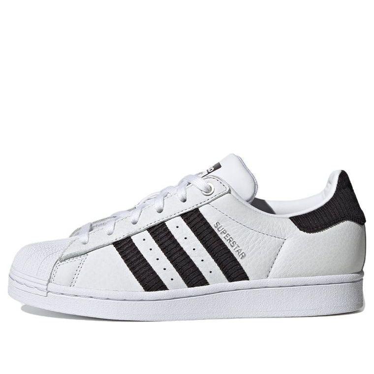 adidas Originals Adidas Superstar 'black Corduroy Stripes' in White | Lyst