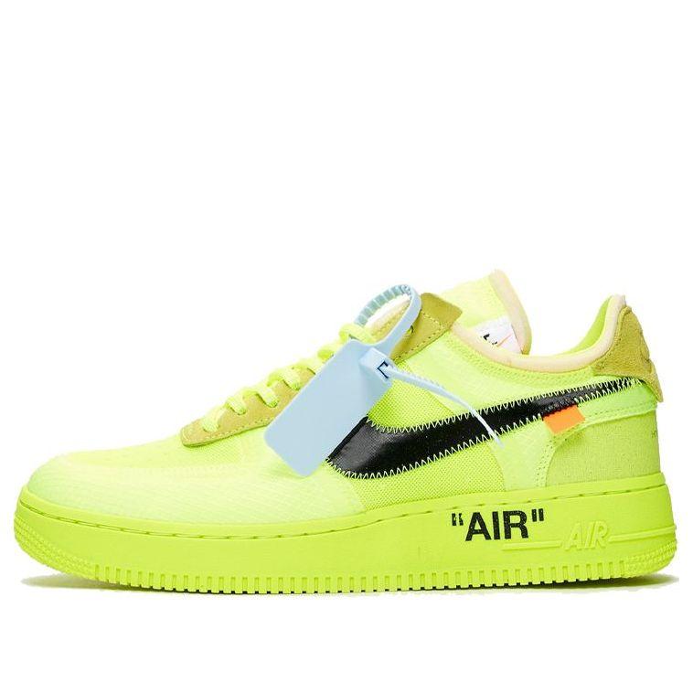 Nike The 10: Air Force 1 Low 'off-white Volt' Shoes in Yellow for 