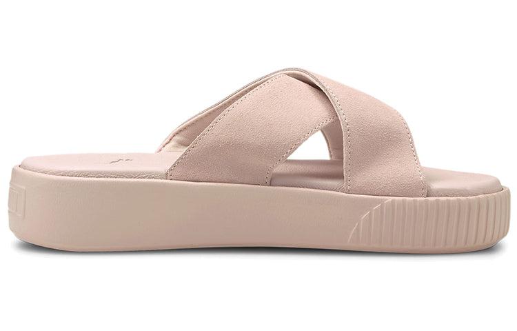 PUMA Platform Suede Slippers For Pink | Lyst