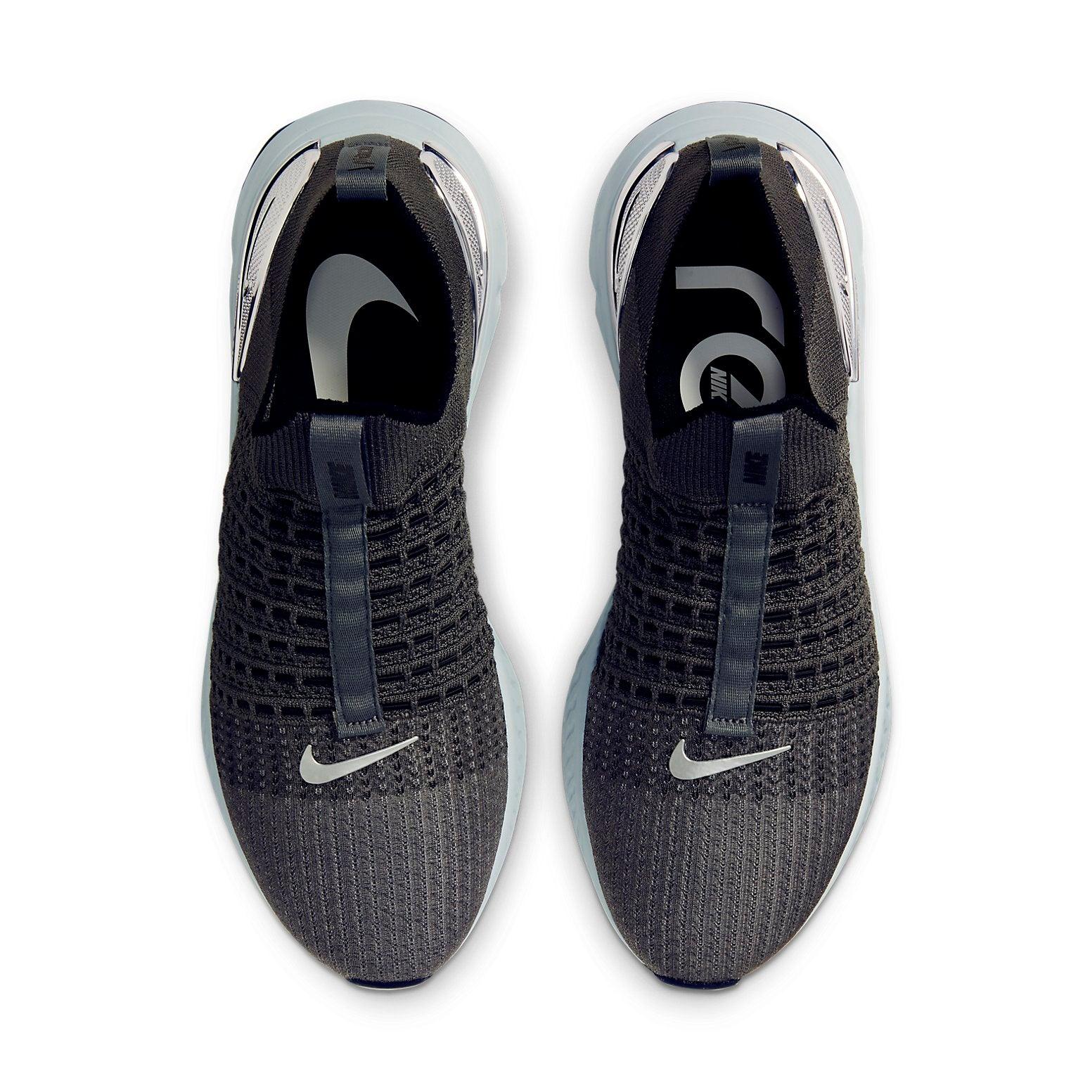 Nike React Phantom Run Flyknit 'Iron' in Black for Men Lyst