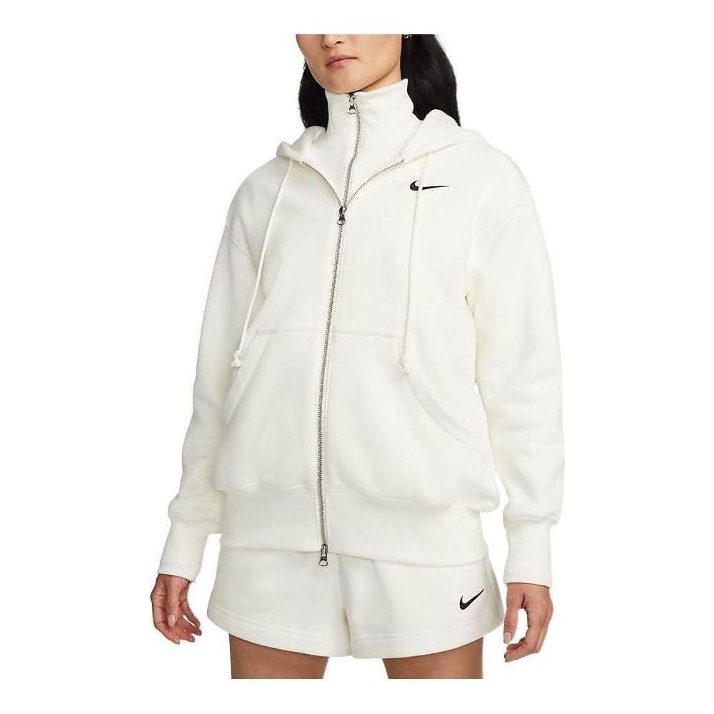 white nike hoodie for women