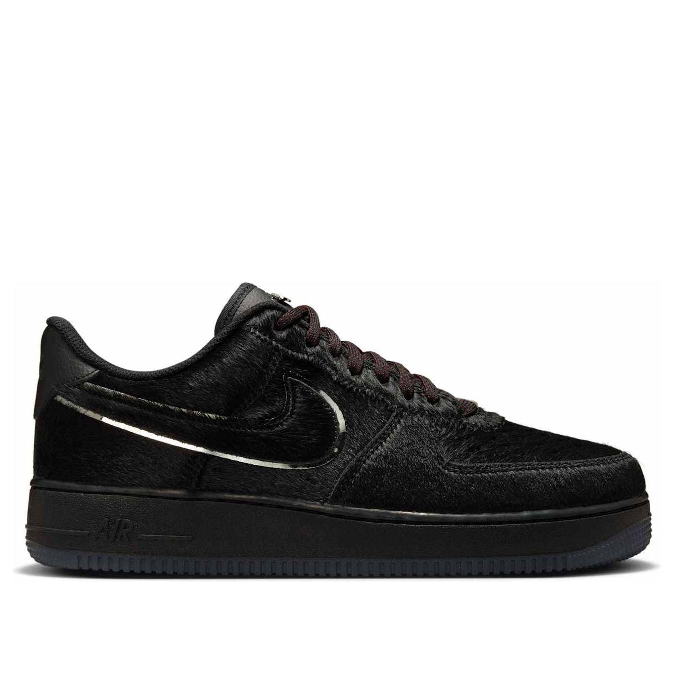 Pony Hair New Black Air Force Ones 2016 Air Jordan Retro Premium