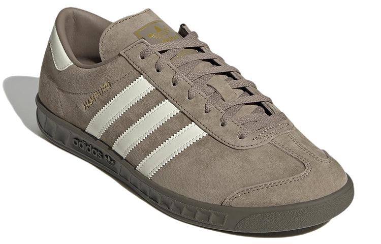 Grey Adidas Hamburg Suede Trainers Adidas Hamburg 'Chalky' In