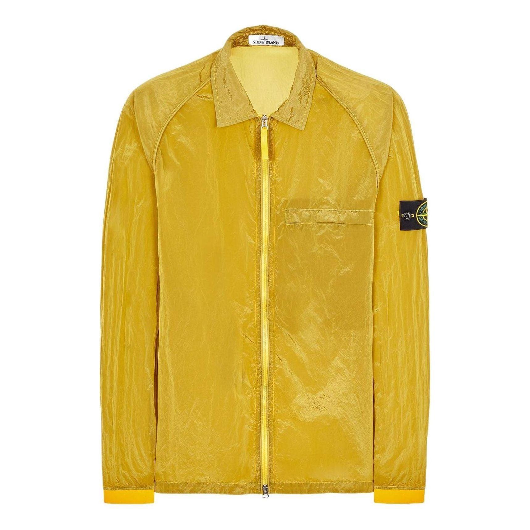 Stone island overshirt yellow new arrivals