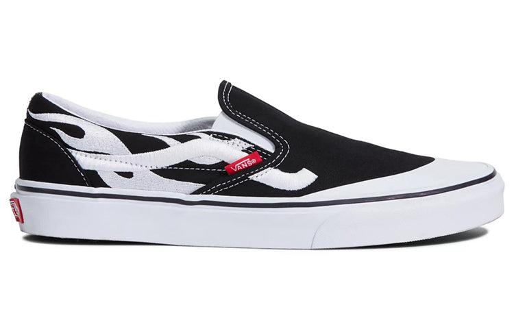 White slip on vans pacsun top