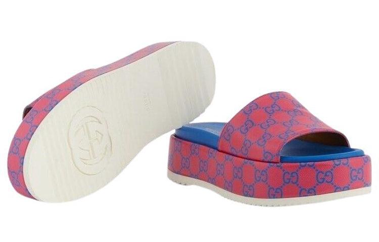 Gucci (Wmns) Platform Slide Sandal 'Jumbo Gg -Fuchsia' in Pink | Lyst UK