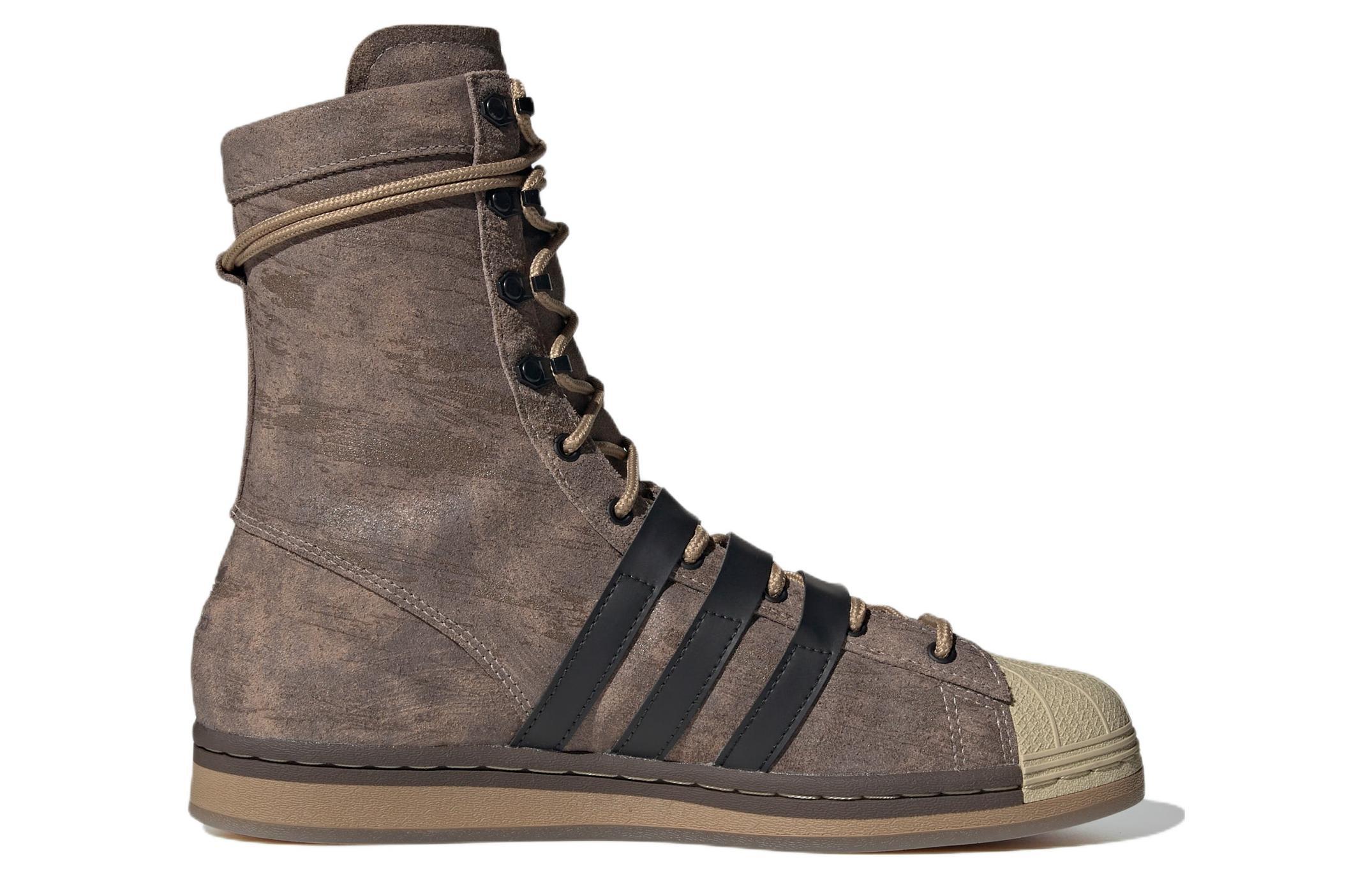 adidas superstar boots brown