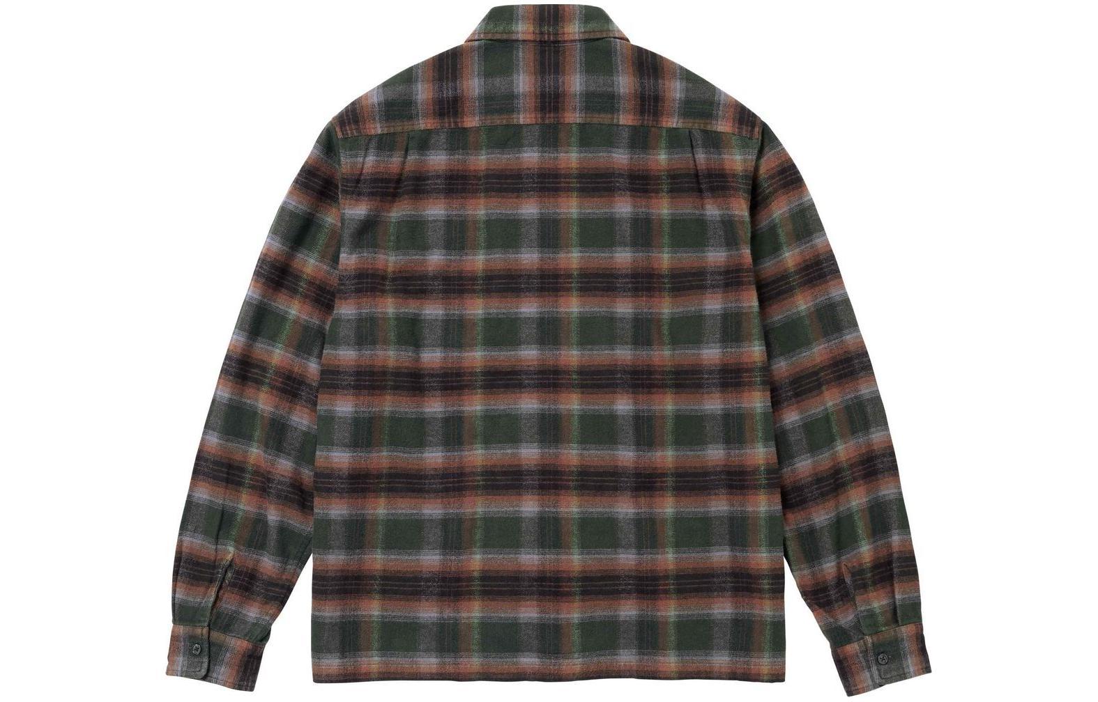 Supreme Studded Shadow Plaid ZipUp Shirt Studded Shadow Plaid Zip