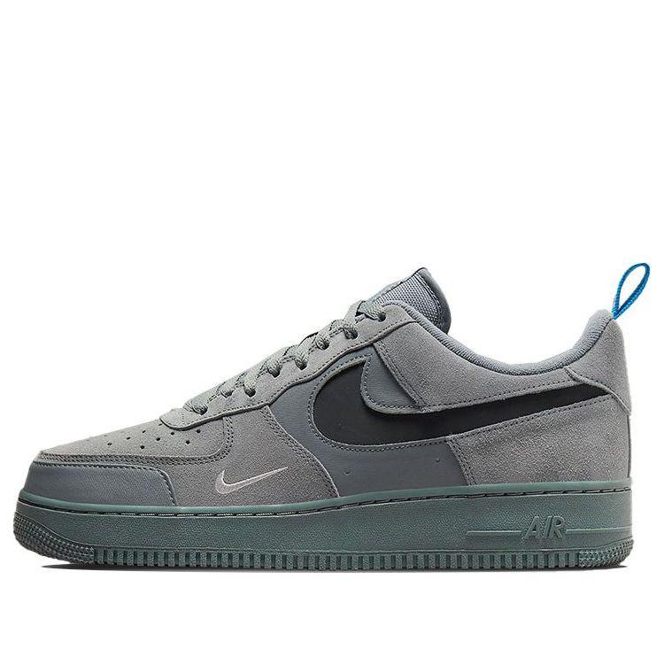 Nike Air 1 Low Low-top Sneakers Grey/black/blue Gray | Lyst