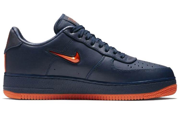 Nike Air Force 1 Low Premium Sneakers Black/orange in Blue for Men | Lyst