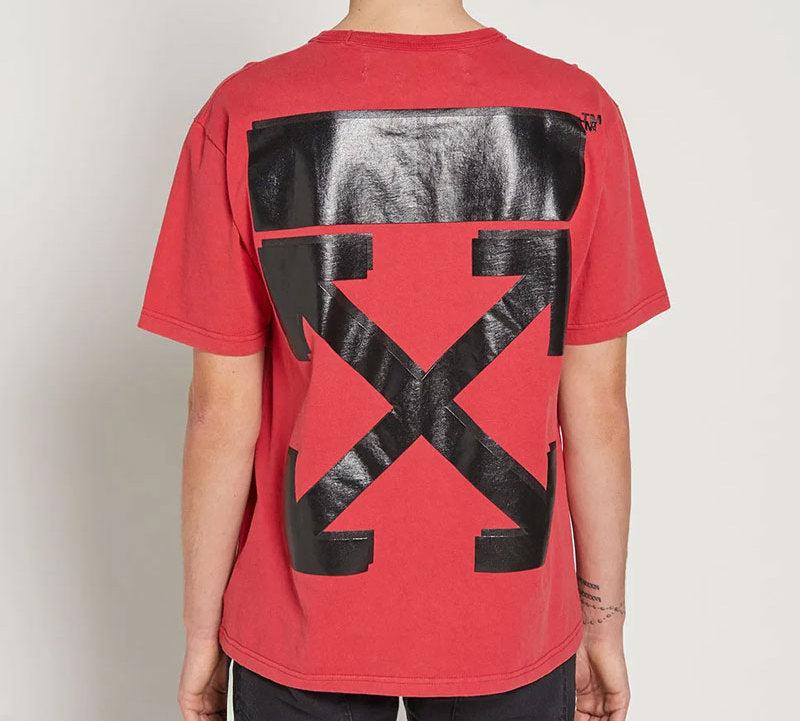 Champion Red White Off White Shirt Off-White C/o Virgil Abloh X