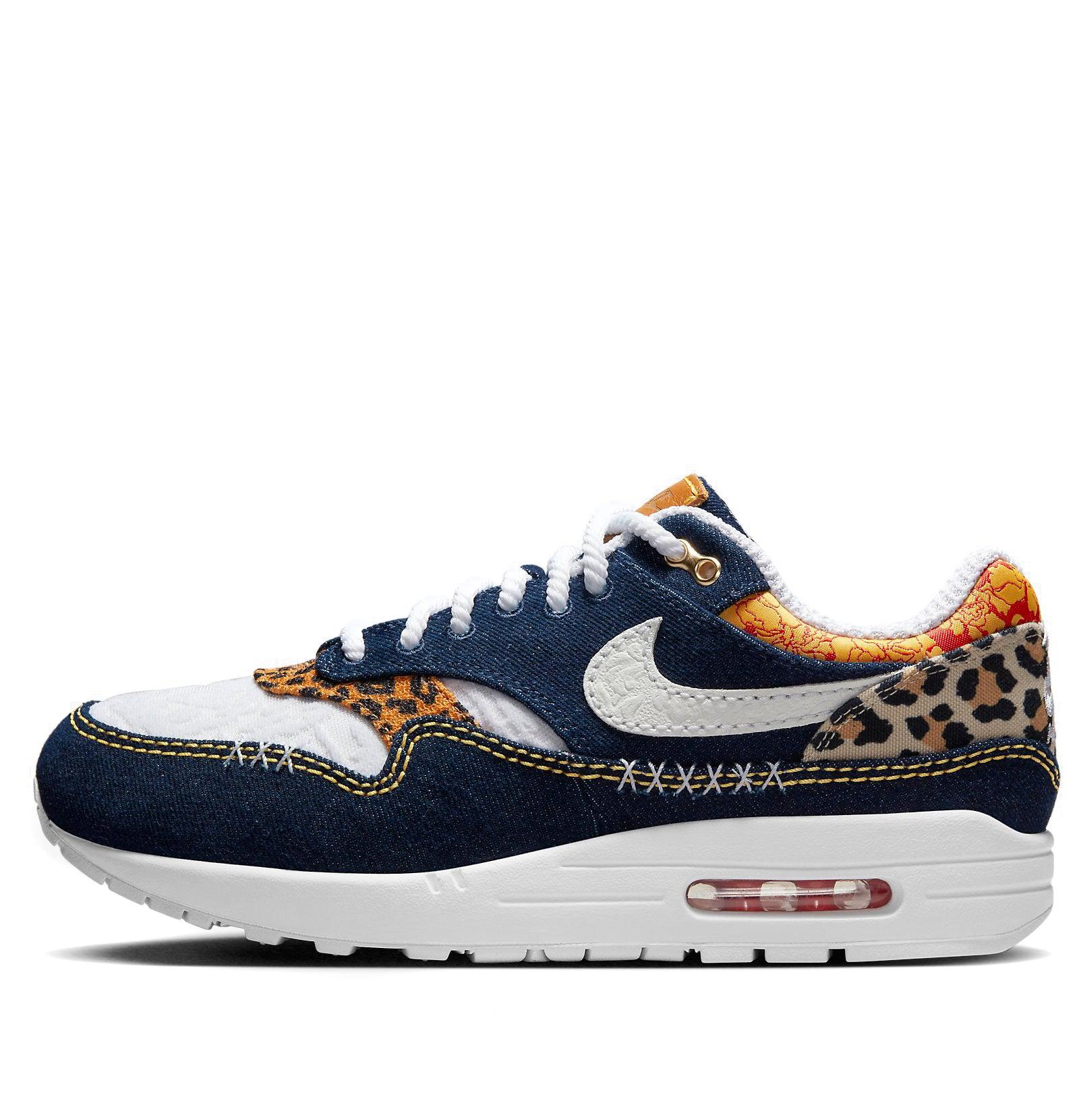 Nike Air Max 1 Premium 'denim Leopard' in Blue for Men | Lyst
