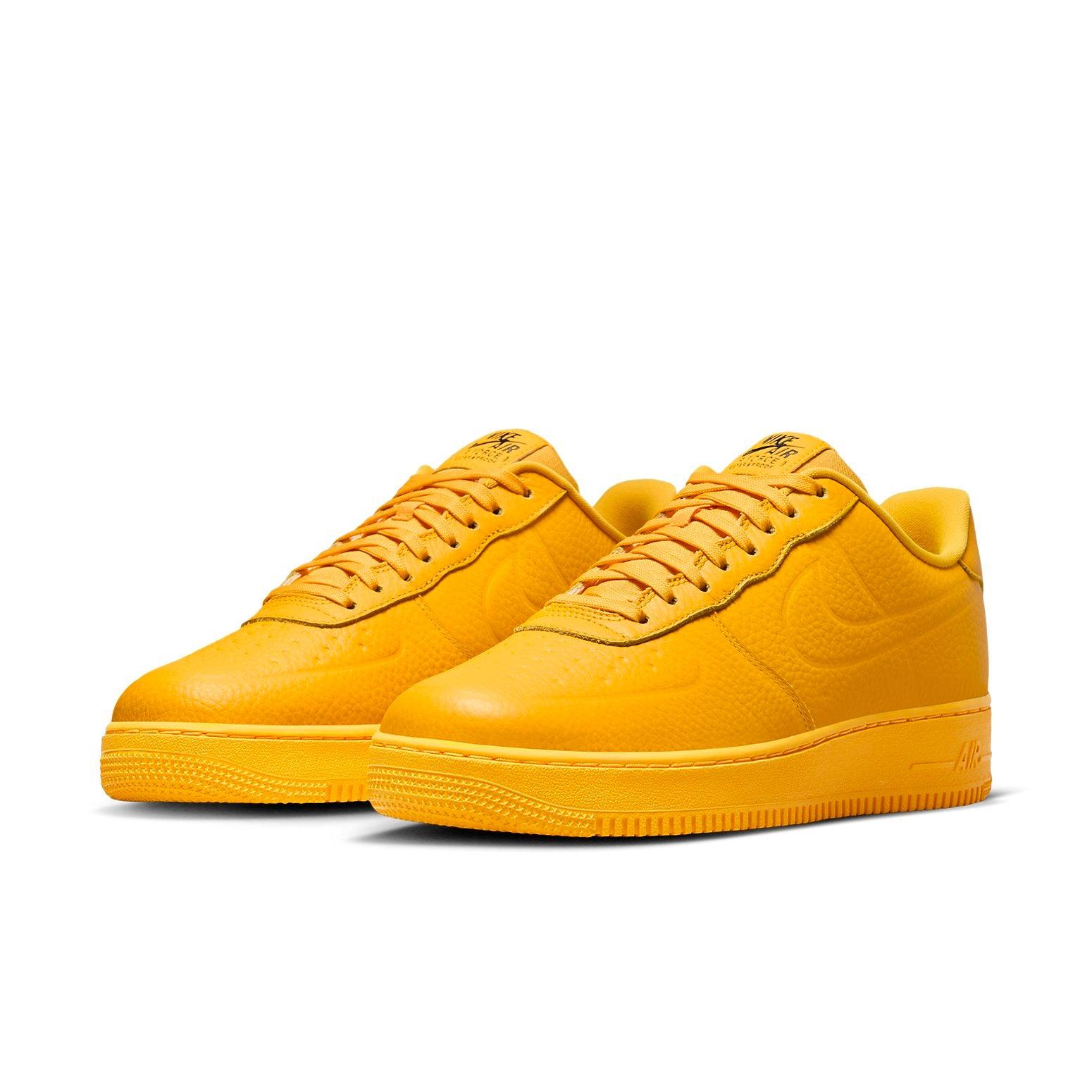 nike yellow air force 1 07 se premium trainers