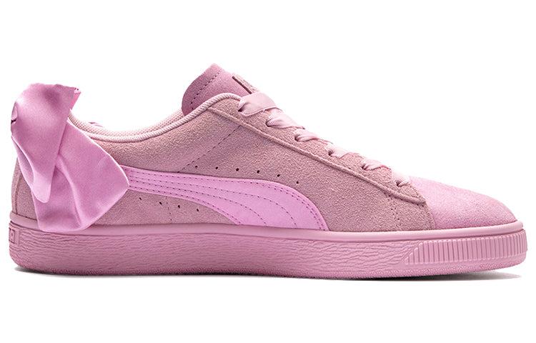 PUMA Suede Bow Galaxy Casual Board Shoes Pink | Lyst