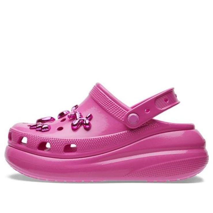 Pink on sale high crocs