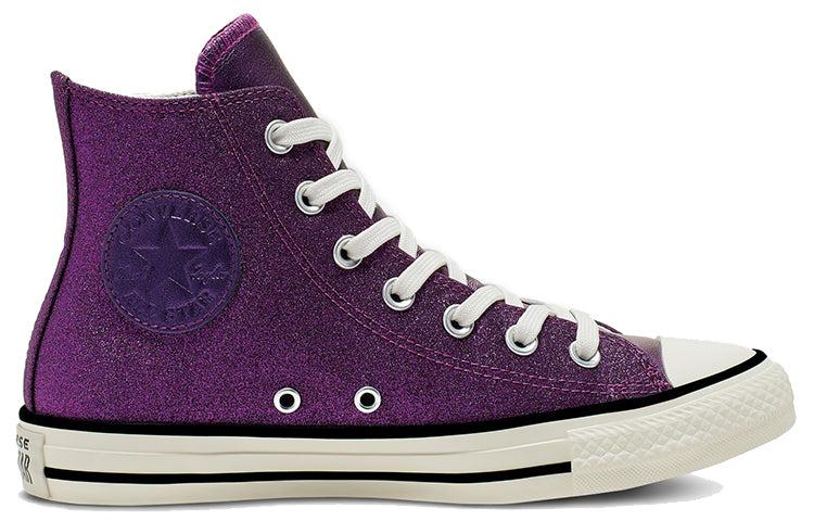 Converse Shiny Metals Chuck Taylor All Starhigh Top Leather Purple