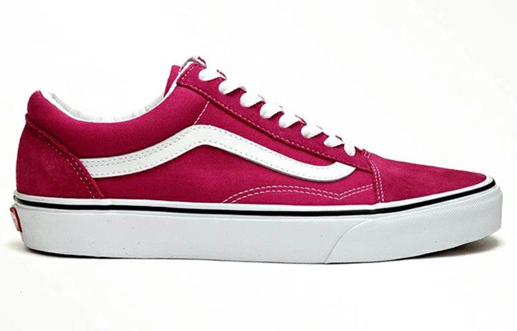 Vans Old Skool Retro Low Tops Casual Skateboarding Shoes Rose in