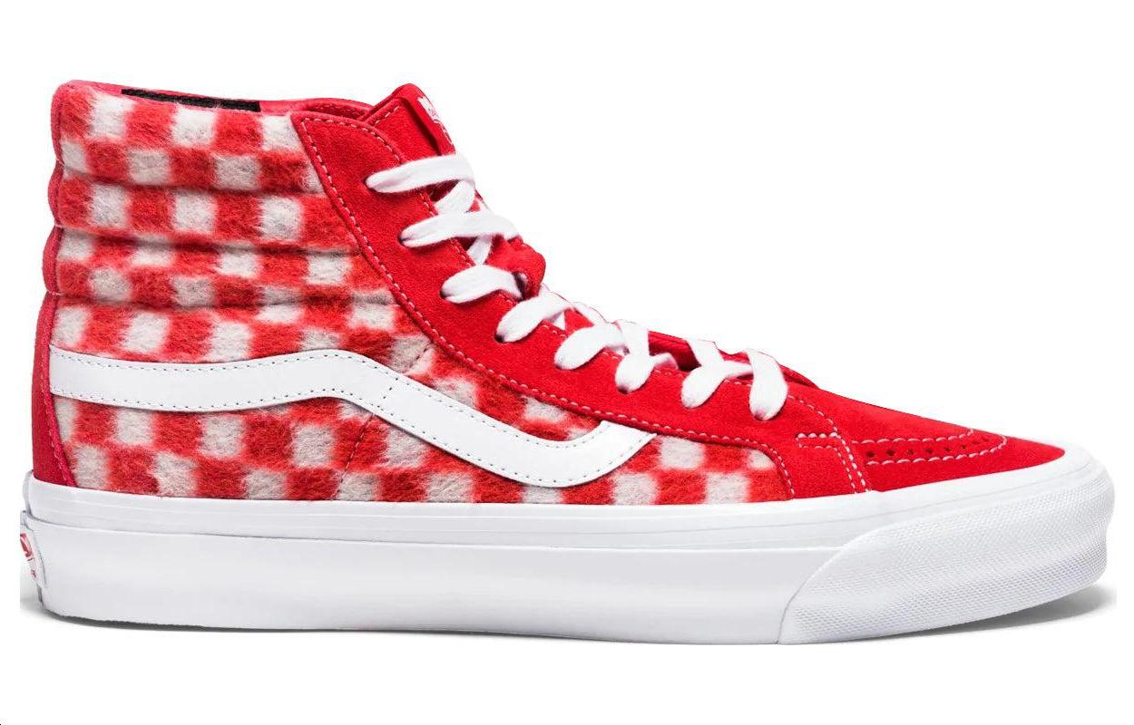 Sk8 hi vans all red new arrivals