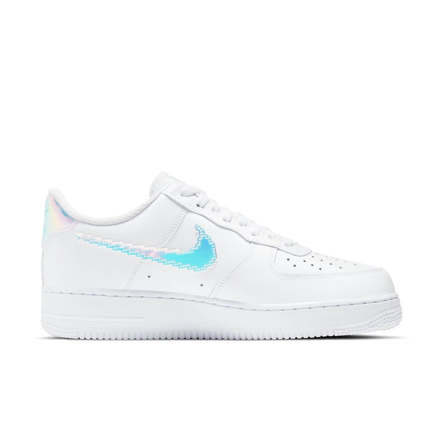 NIKE AirForce1’07LV8 IridescentPixel Nike Air Force 1 Low 'Iridescent Pixel in White for Men | Lyst UK