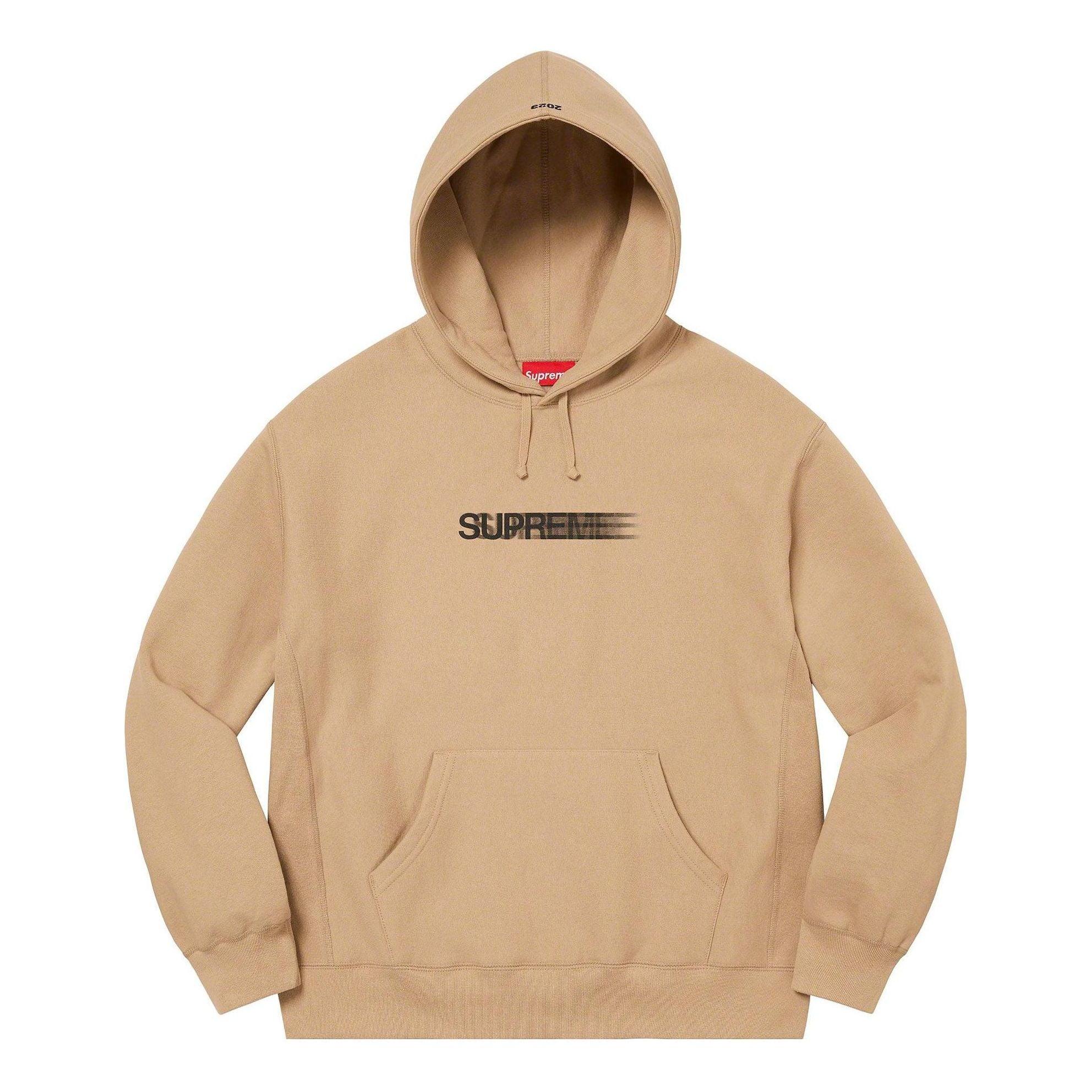 Supreme Motion Logo Hooded Sweatshirt in Natural for Men Lyst UK