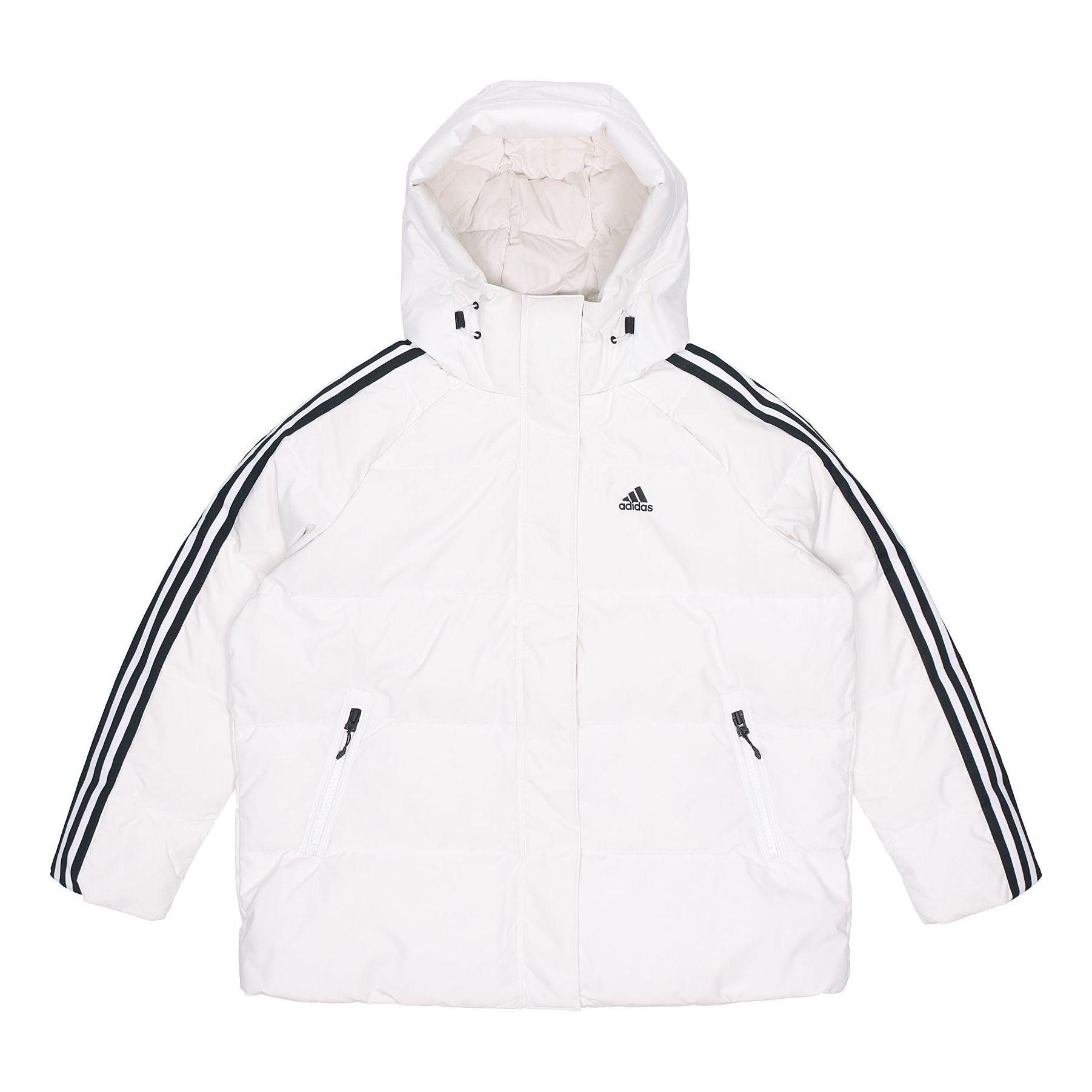 adidas (Wmns) 3-Stripe Puff Down Jacket in White Lyst UK