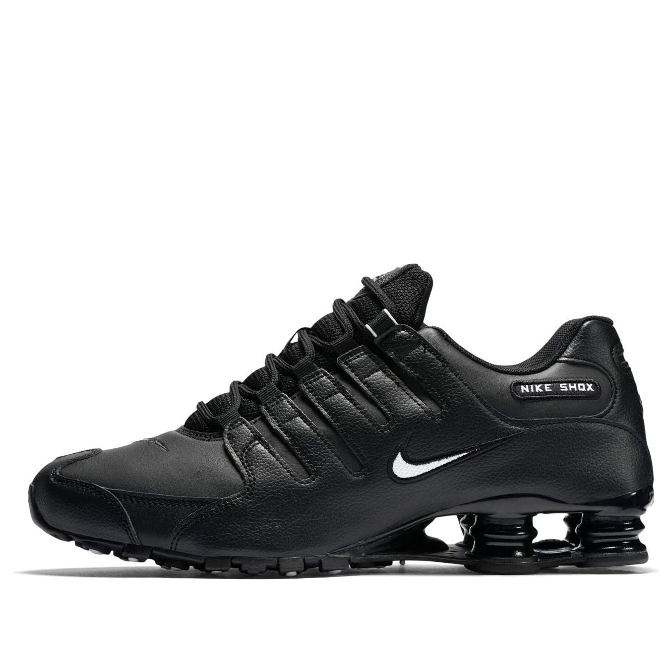 mens nike shox nz black