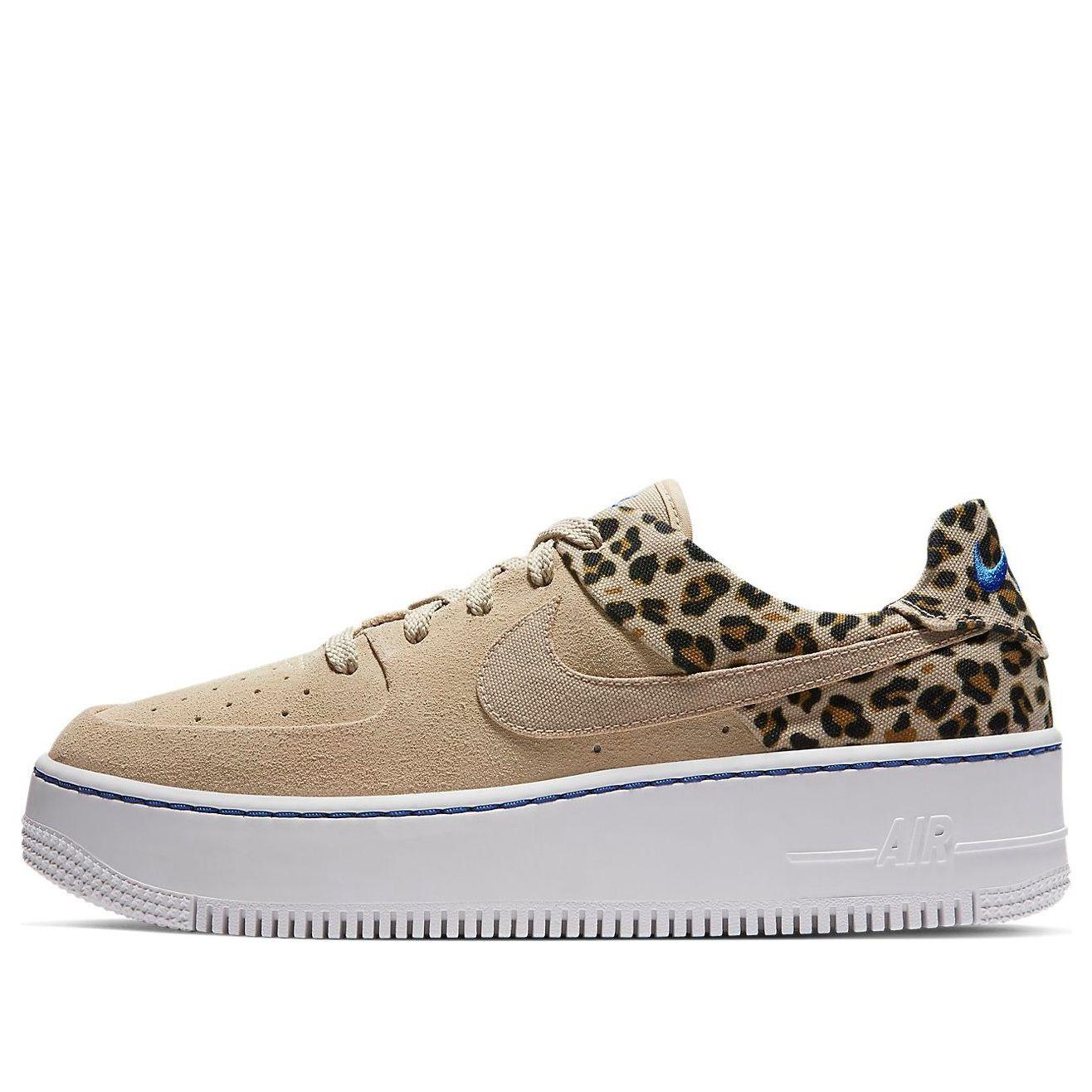 Nike Women's Nike Air Force Beige Leopard Women
