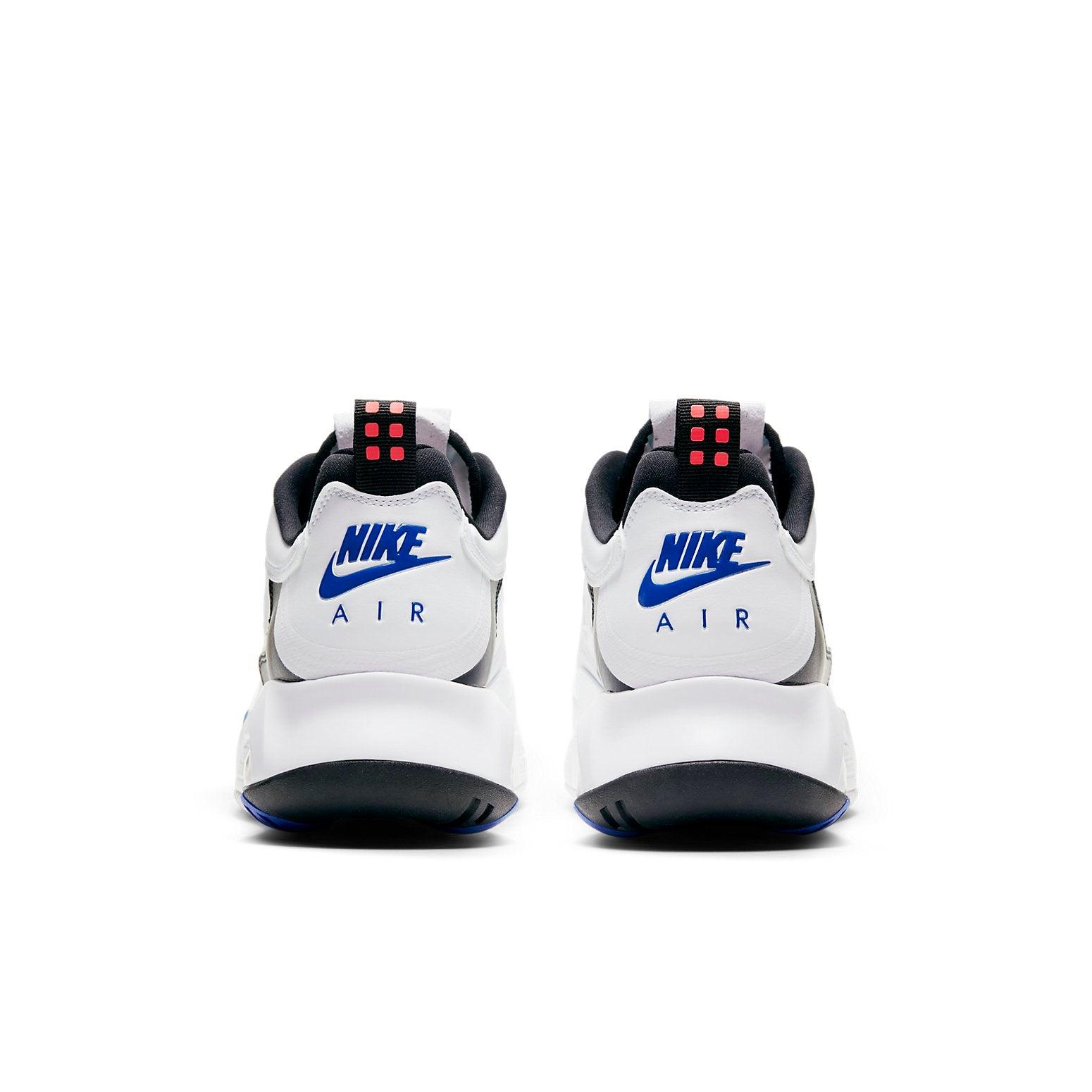 nike white and blue air max 200 trainers