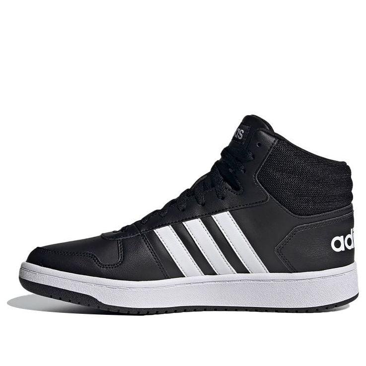Adidas Neo Hoops 2.0 Mid Shoes Black/white for Men | Lyst