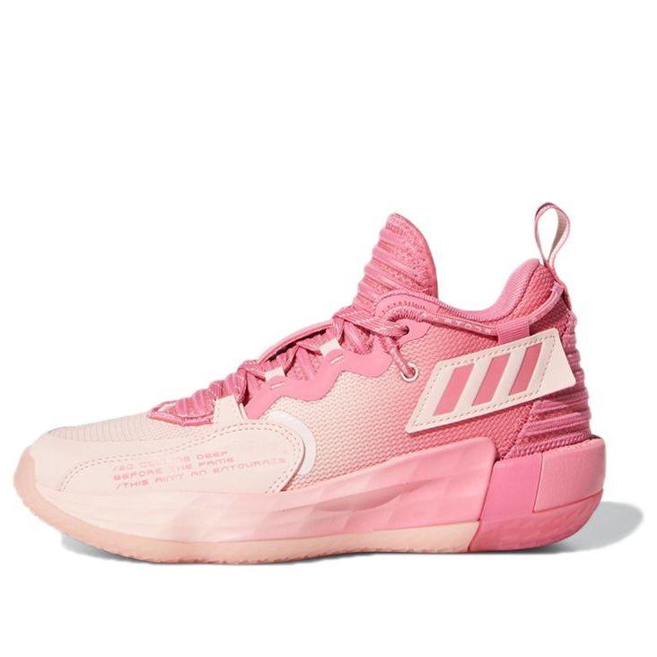 adidas Dame 7 Extply J in Pink | Lyst