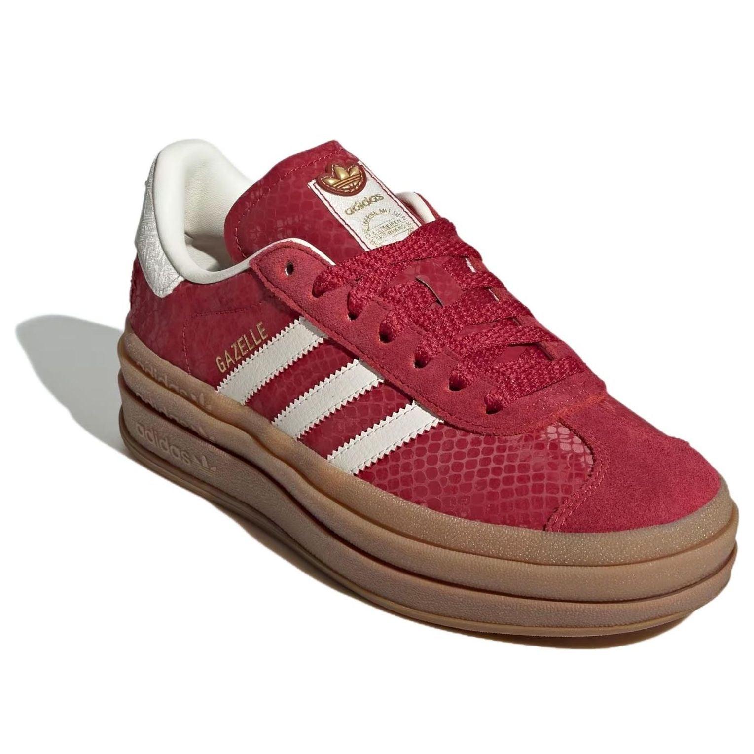 adidas gazelle silver green womens Adidas Gazelle Bold beige and red knit sneakers