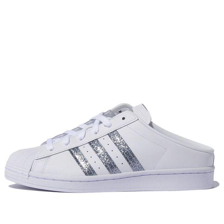adidas Originals Adidas Superstar Mule 'white Silver Metallic' | Lyst