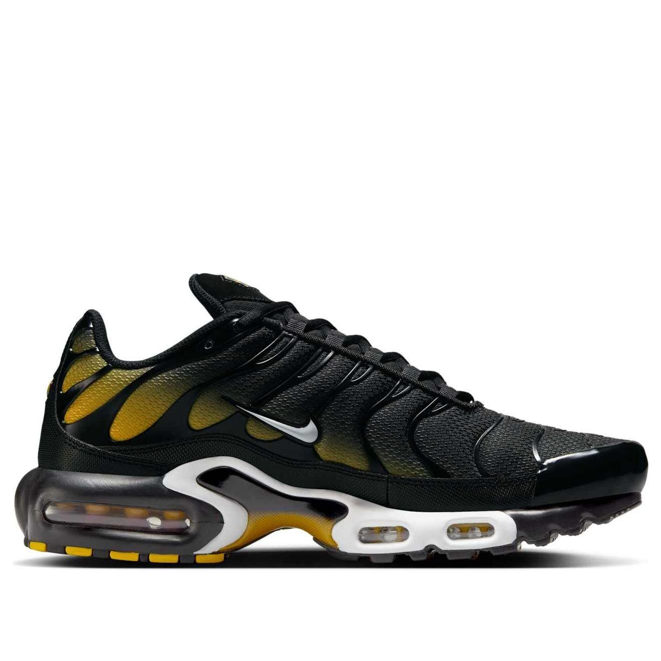 air max plus tn black metallic gold