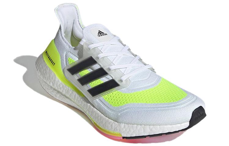 adidas Ultraboost 21 Solar' in White for Men Lyst UK