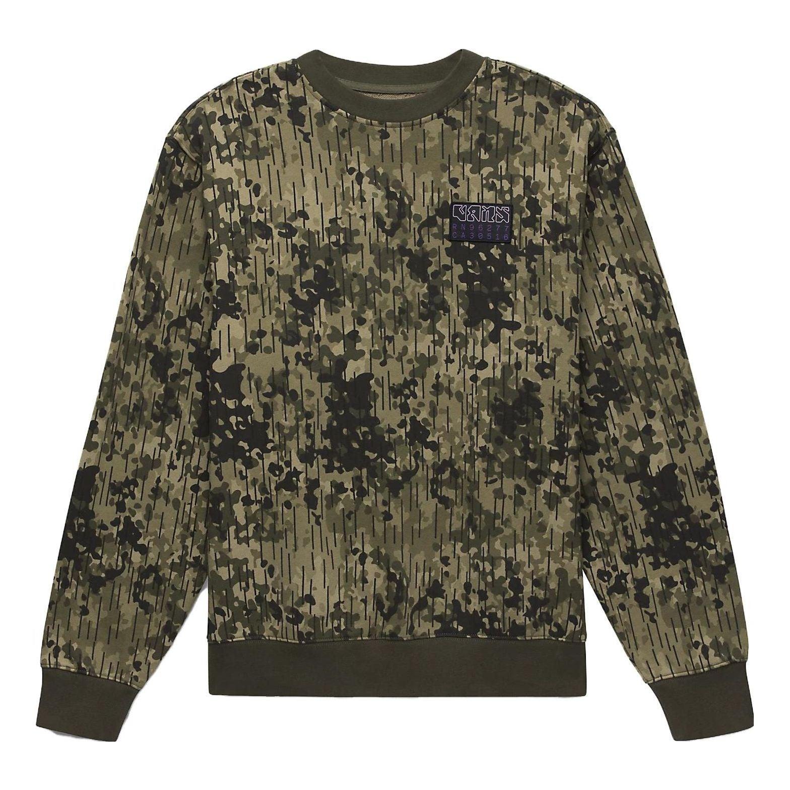 Vans Rain Camo Crew Sweatshirt in Green for Men Lyst UK