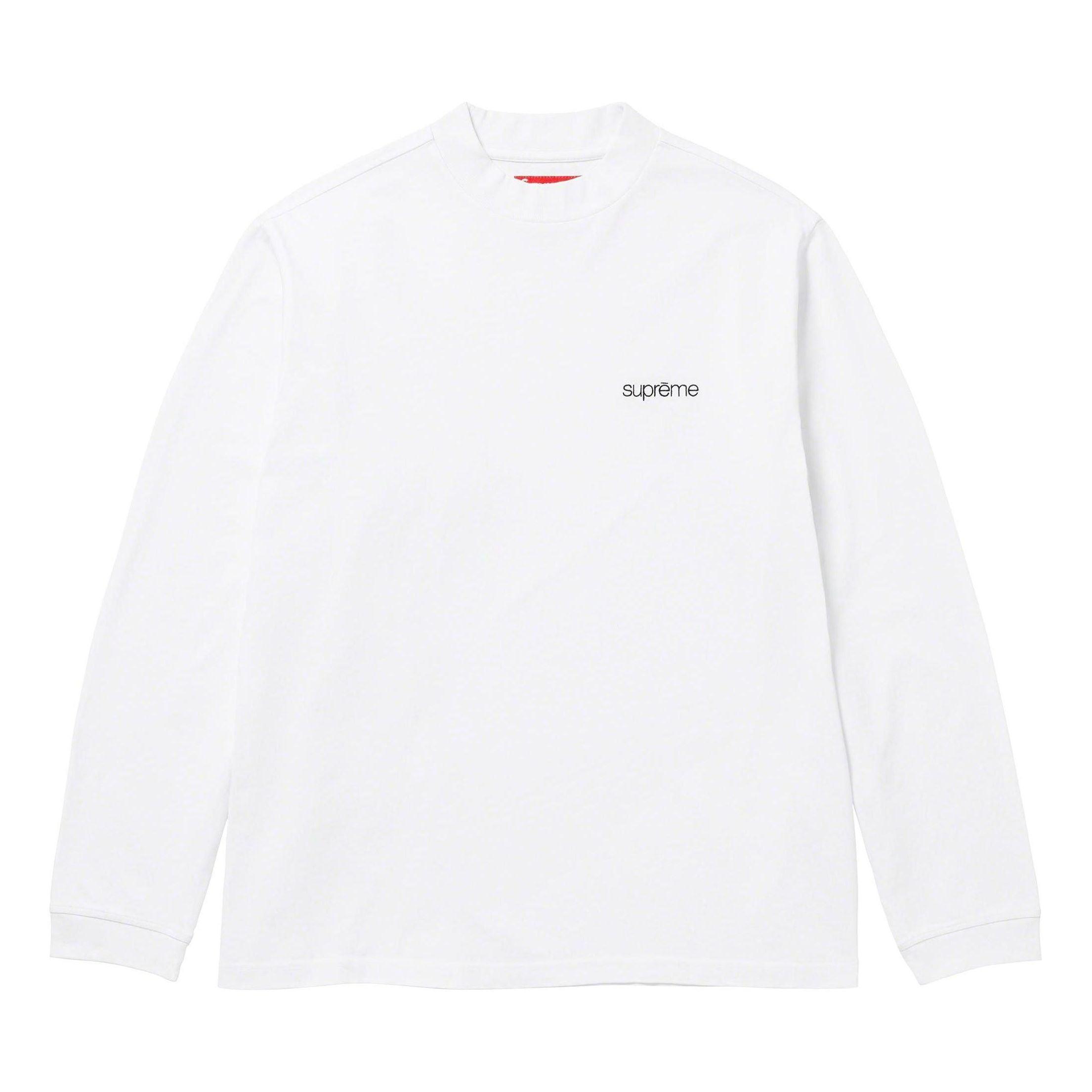 トップス Supreme Mock Neck > T Supreme Mock Neck L/S Top in White for Men | Lyst UK