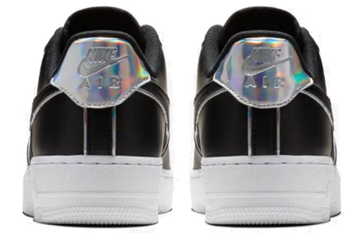 air force 1 low black iridescent outline