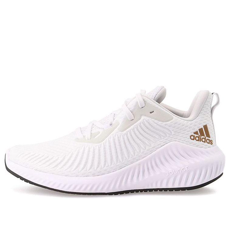 alphabounce white adidas