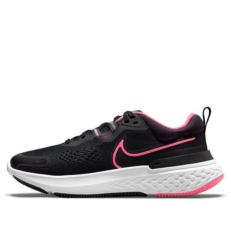 nike react pink and black