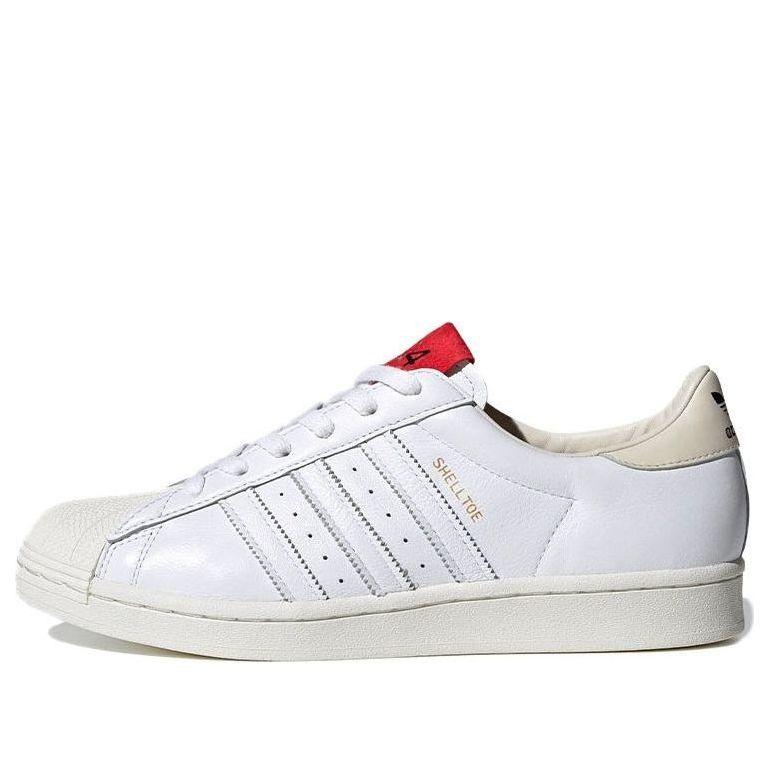 adidas 424 X Superstar Shell Toe Scarlet' in White for Men Lyst UK