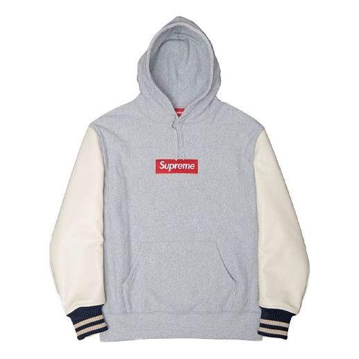 Supreme X Junya Watanabe Comme Des Garons Box Logo Hoodie in Grey