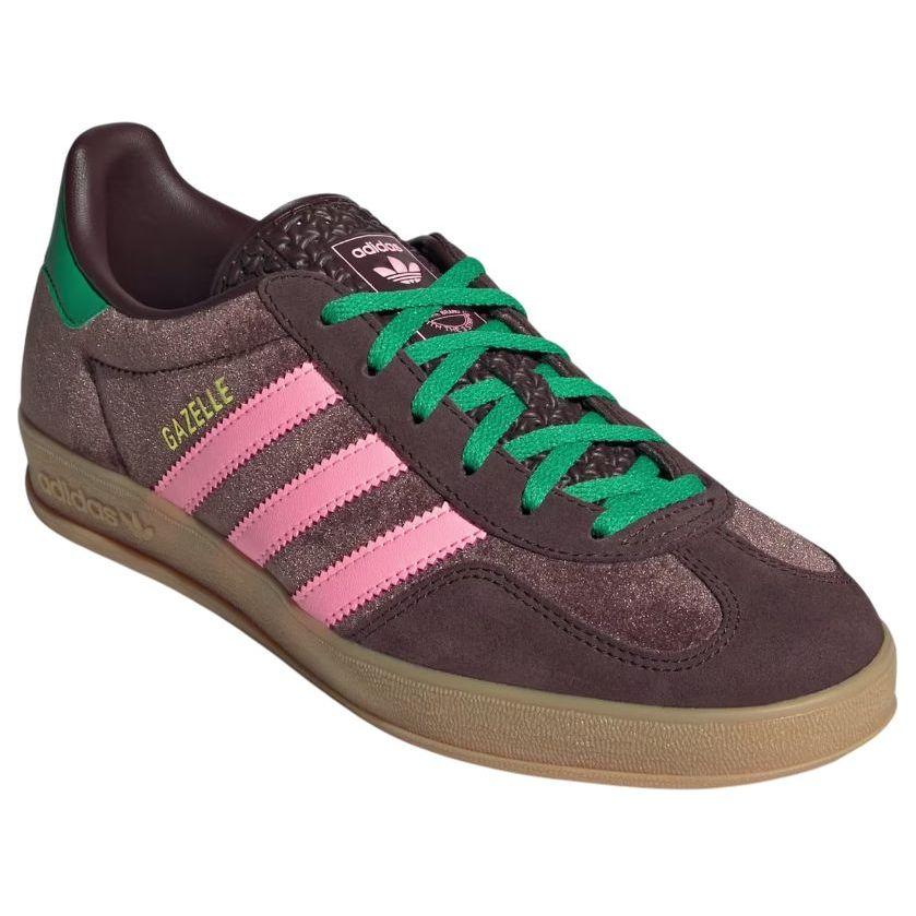 adidas gazelle silver green womens Gucci X ADIDAS Softy Velvet Suede Madeira Demetra Womens Gazelle Sneakers  4.5 Pink Gold 1751732  FASHIONPHILE