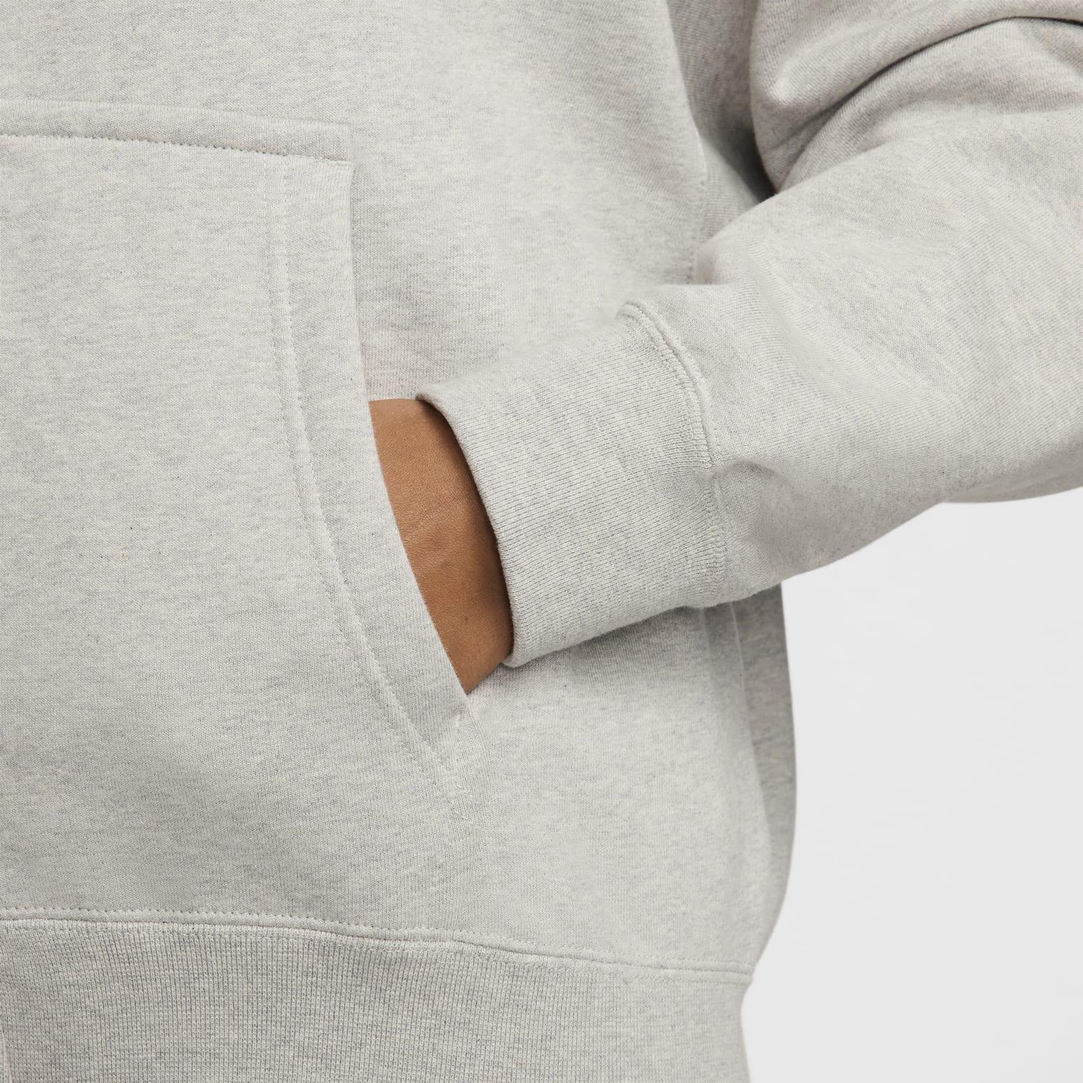 Nike X Stussy Ss24 Full-Zip Fleece Hoodie in Gray for Men | Lyst