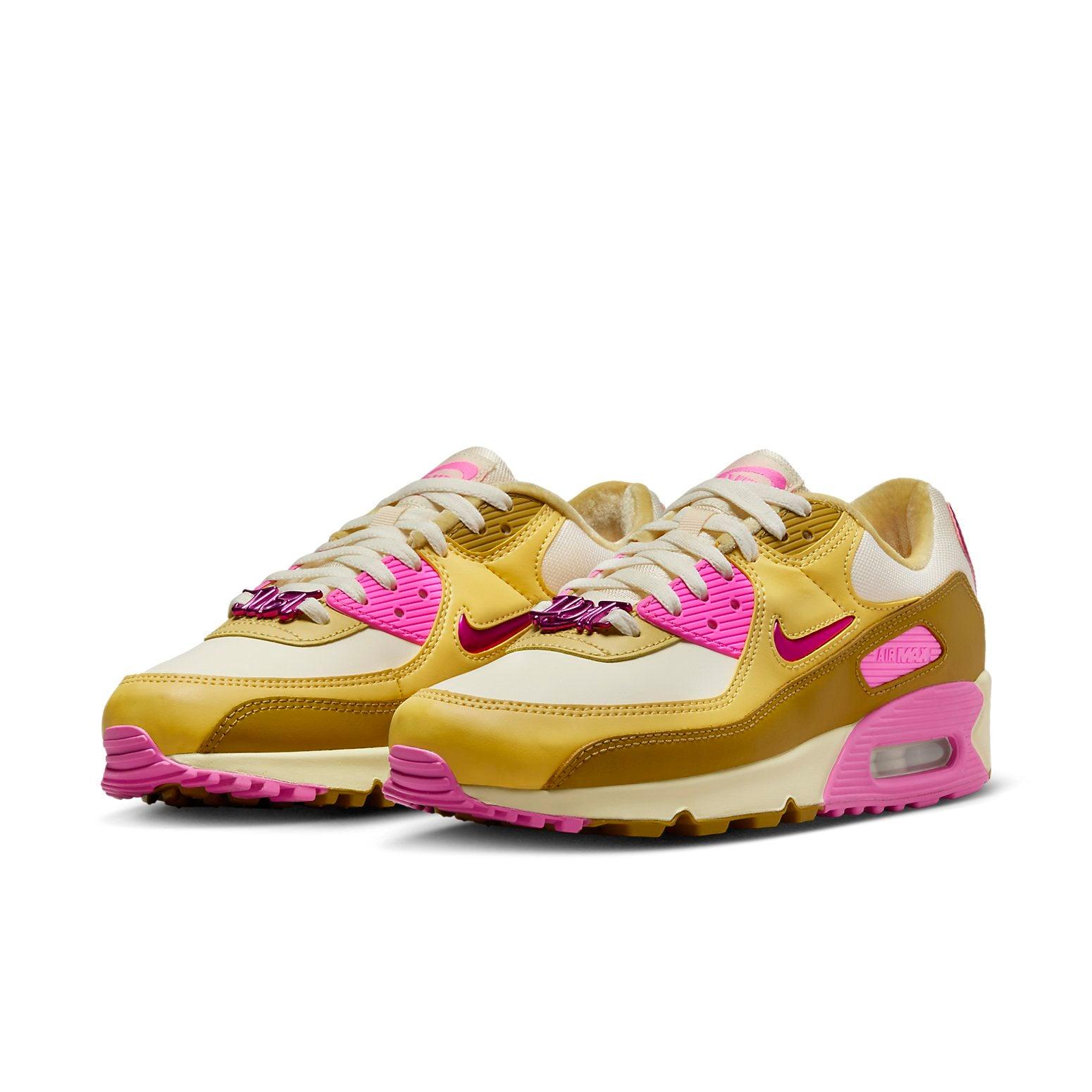 nike pink metallic air max 90