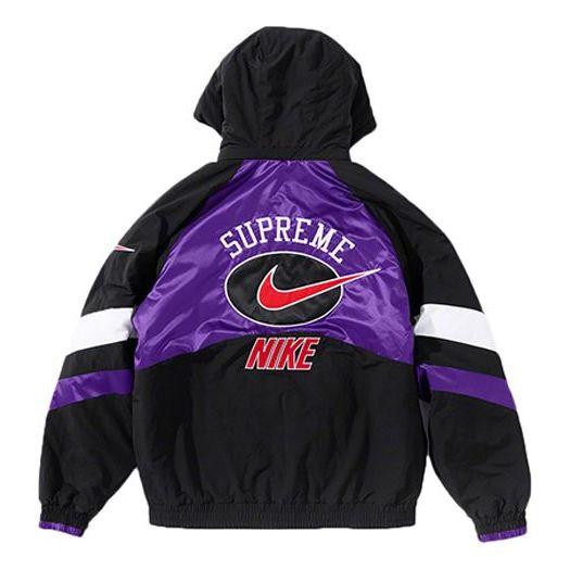 Supreme X Nike Hooded Sport Jacket in Blue for Men Lyst UK