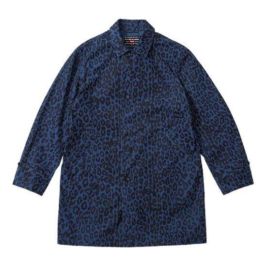 Supreme X Hysteric Glamour Leopard Trench in Blue for Men | Lyst UK