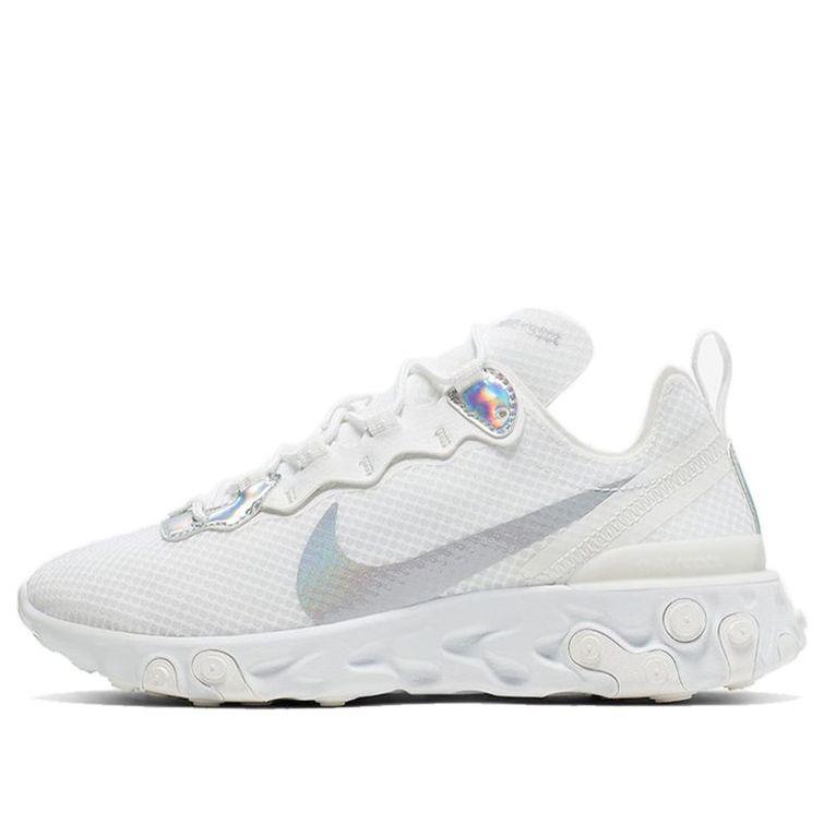 nike white and navy women's world cup react element 55 trainers