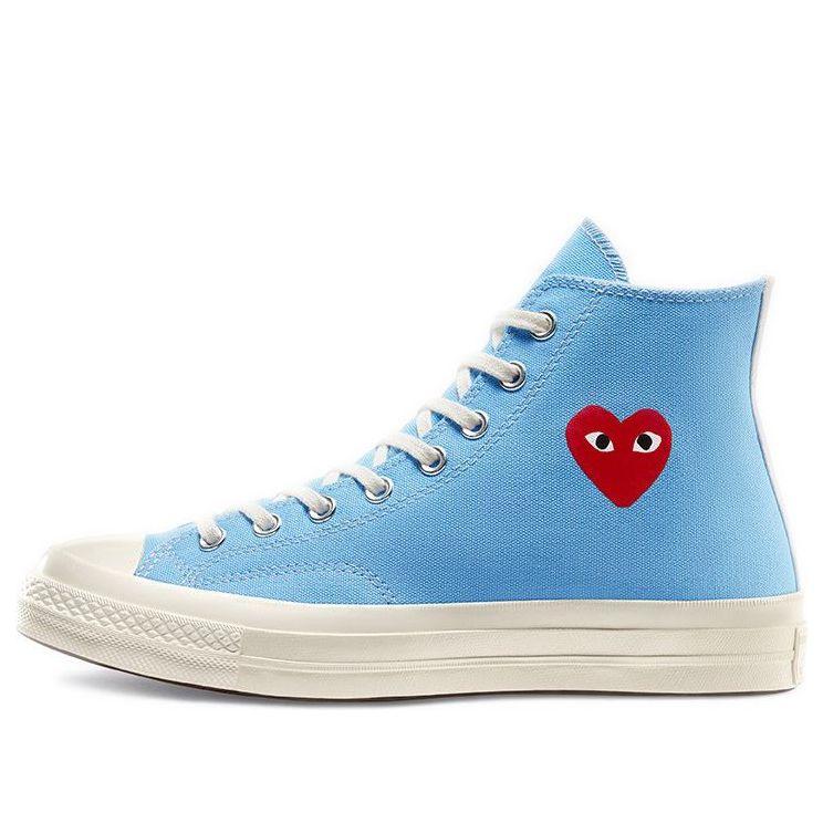 Converse Comme Des Garcons Play X Chuck 70 High Bright Blue for Men | Lyst