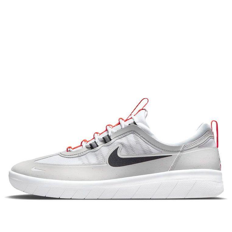 Nike Nyjah Free 2 Sb 'neutral Grey Bright Crimson' in White for Men | Lyst