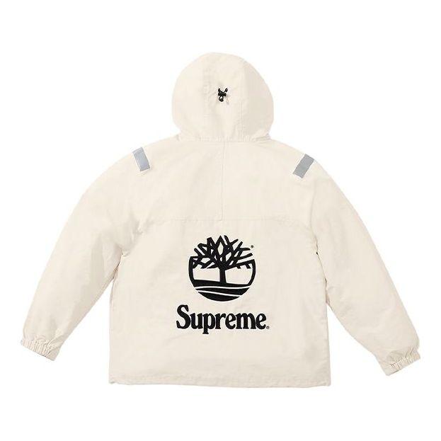 Supreme X Timberland Reflective Taping Anorak in White for Men